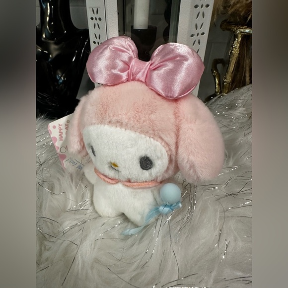 NWT- Baby My Melody Plush Bag Charm/ Keychain - Picture 4 of 5